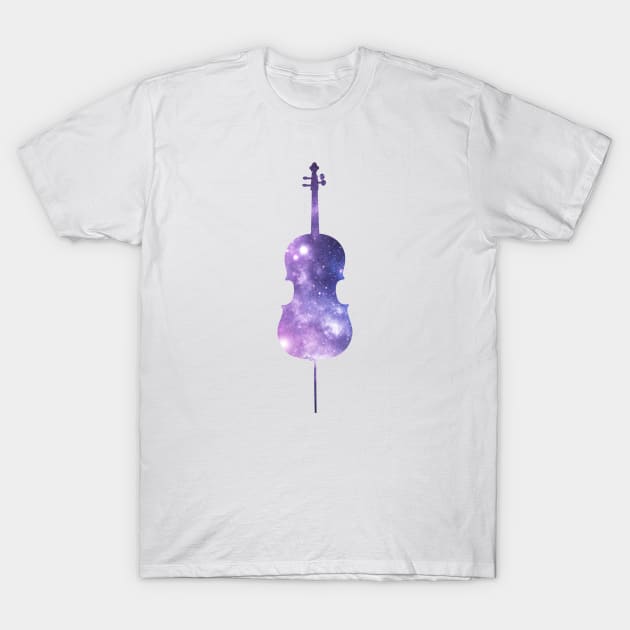 Space Cello T-Shirt by designed2teach